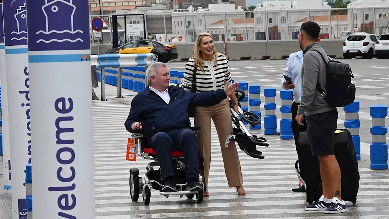 Eamonn Holmes lands in Barcelona for holiday with new girlfriend