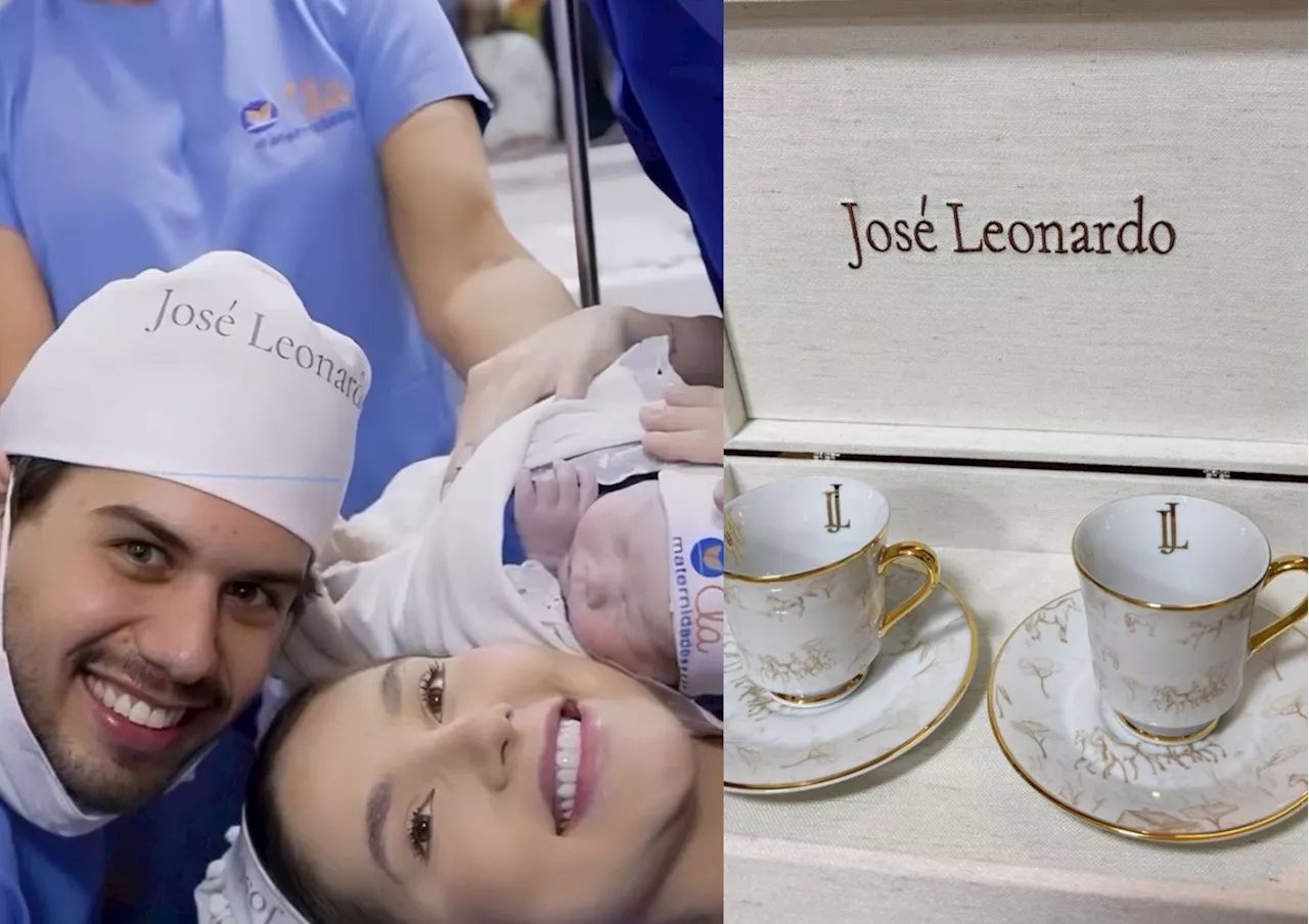 Porcelanas e maternidade personalizada: A luxuosa decoração para nascimento do filho de Virginia e Zé Felipe