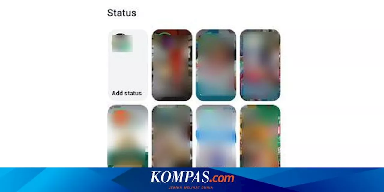 Tampilan Status WhatsApp Berubah Jadi Kotak-kotak, Bisa Intip Konten Tanpa Membukanya