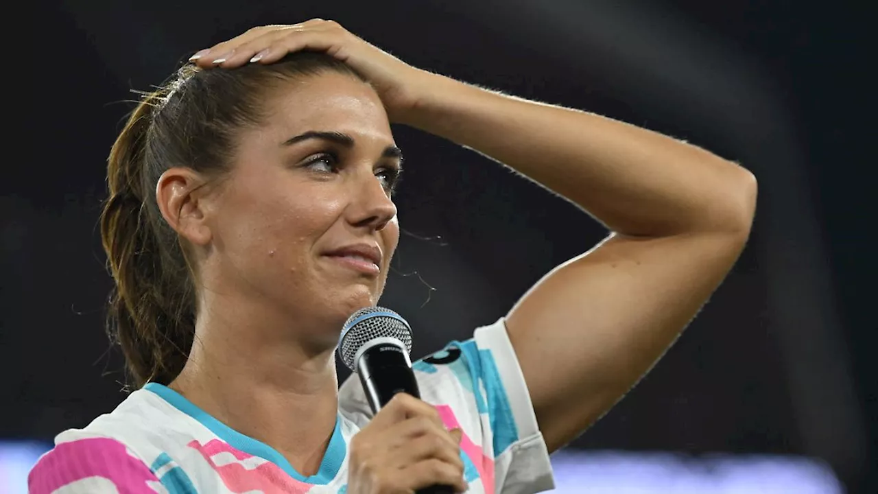 Zum zweiten Mal schwanger: Fußball-Ikone Alex Morgan beendet Karriere unter Tränen