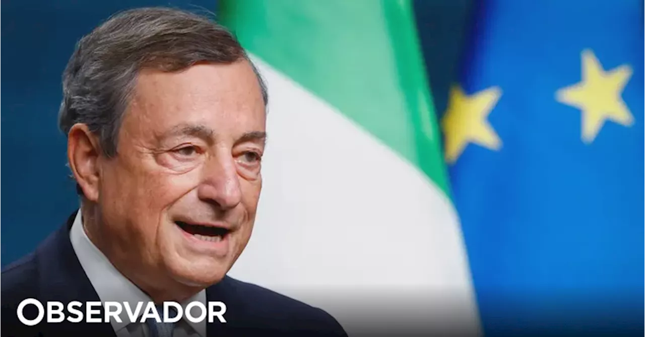 Relatório de Draghi para aumentar competitividade da União Europeia esta segunda-feira apresentado em Bruxelas