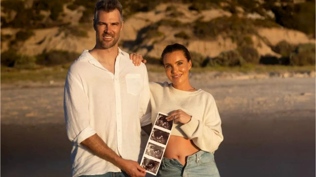 Channel 7 sports presenter Abbey Holmes and husband Keegan Brooksby announce pregnancy