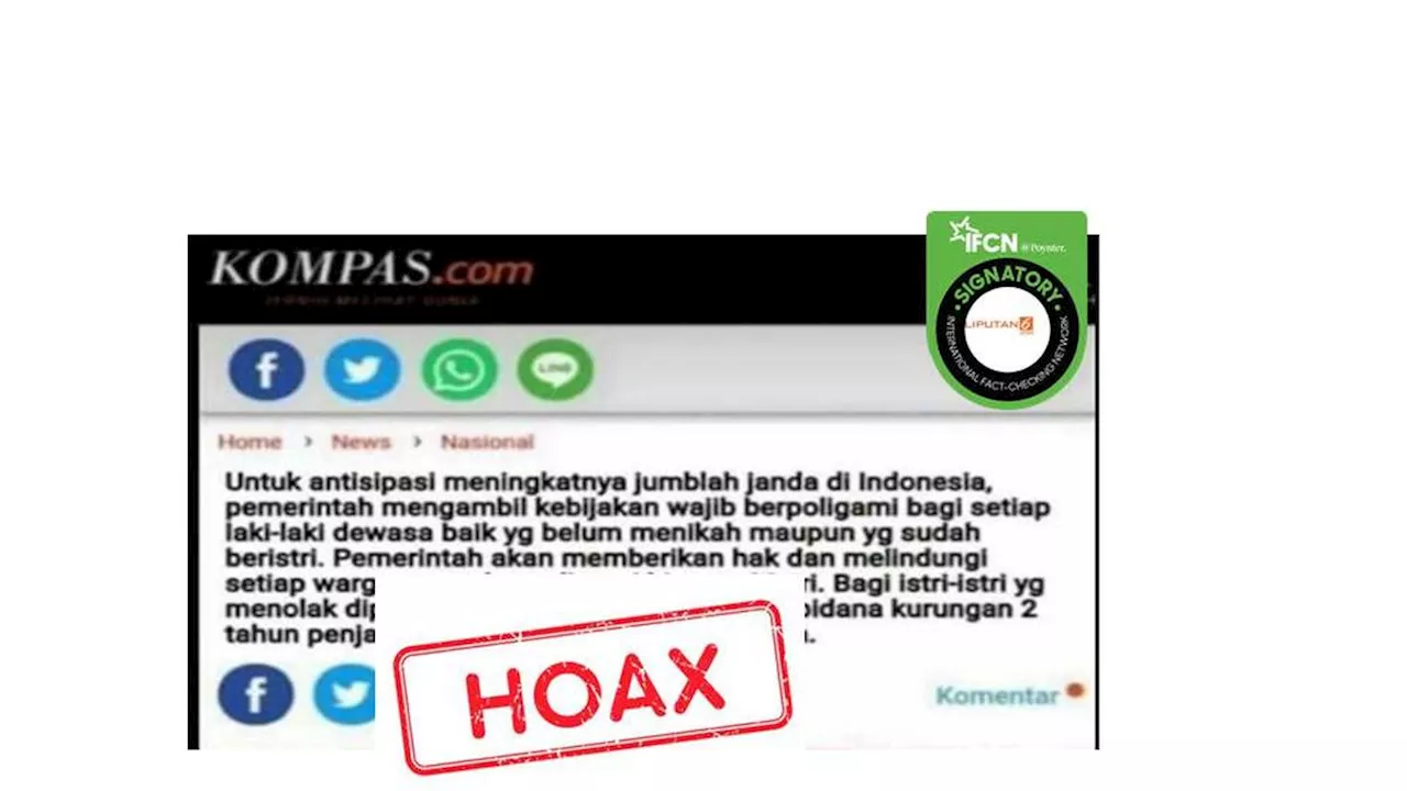 Hoaks dan Status Janda