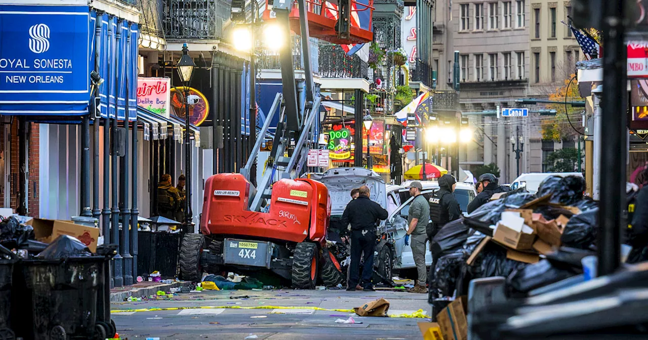 Pickup Truck Rammed into Bourbon Street Crowd in New Orleans