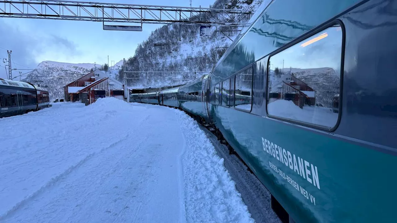 Strømløst tog sperret Bergensbanen