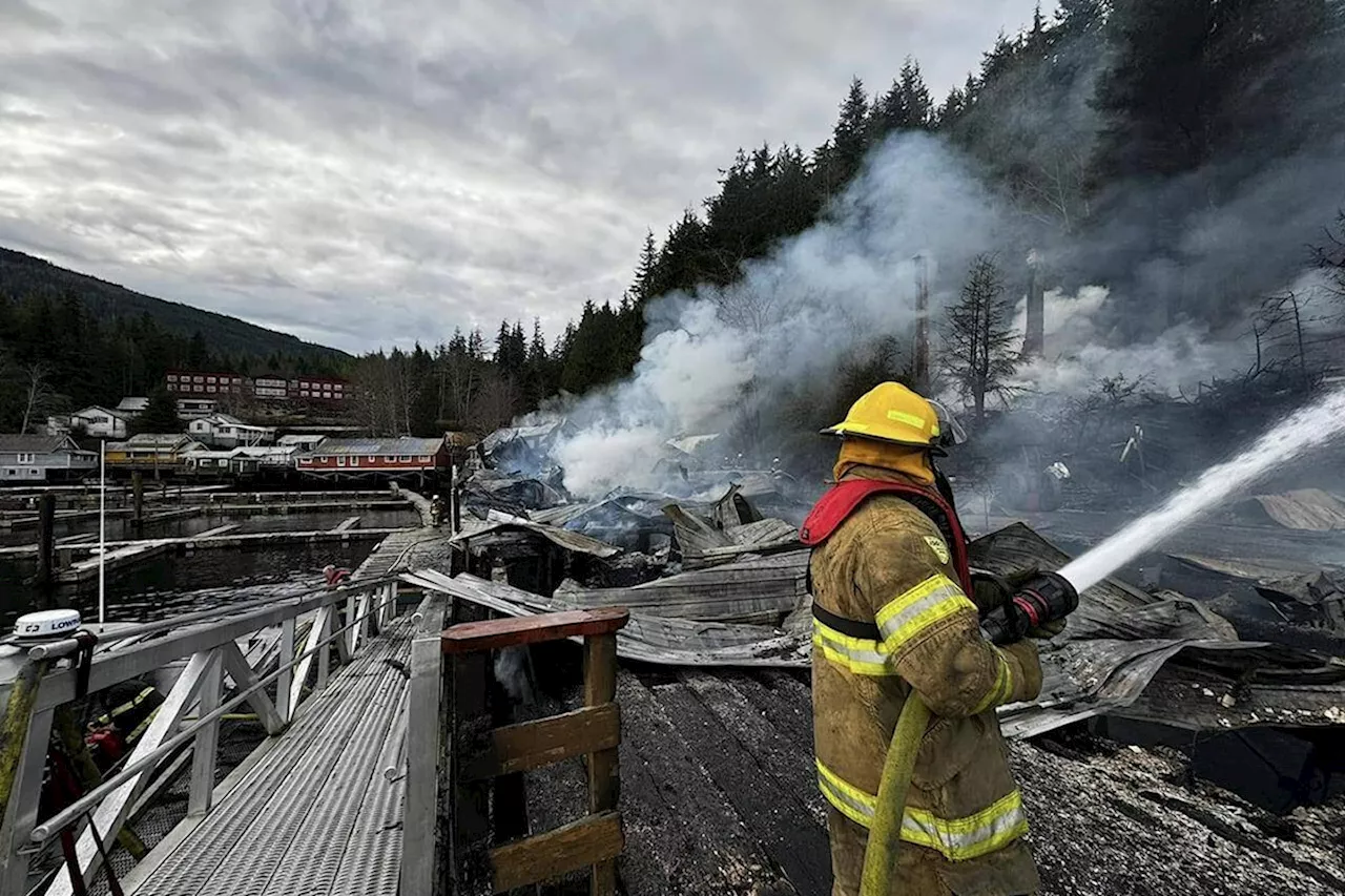 Massive Fire Rips Through Telegraph Cove Resort