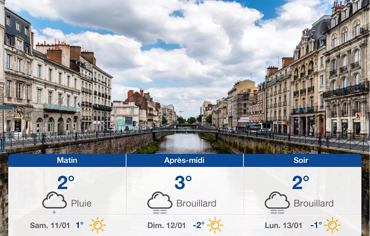 Météo Rennes: prévisions du vendredi 10 janvier 2025