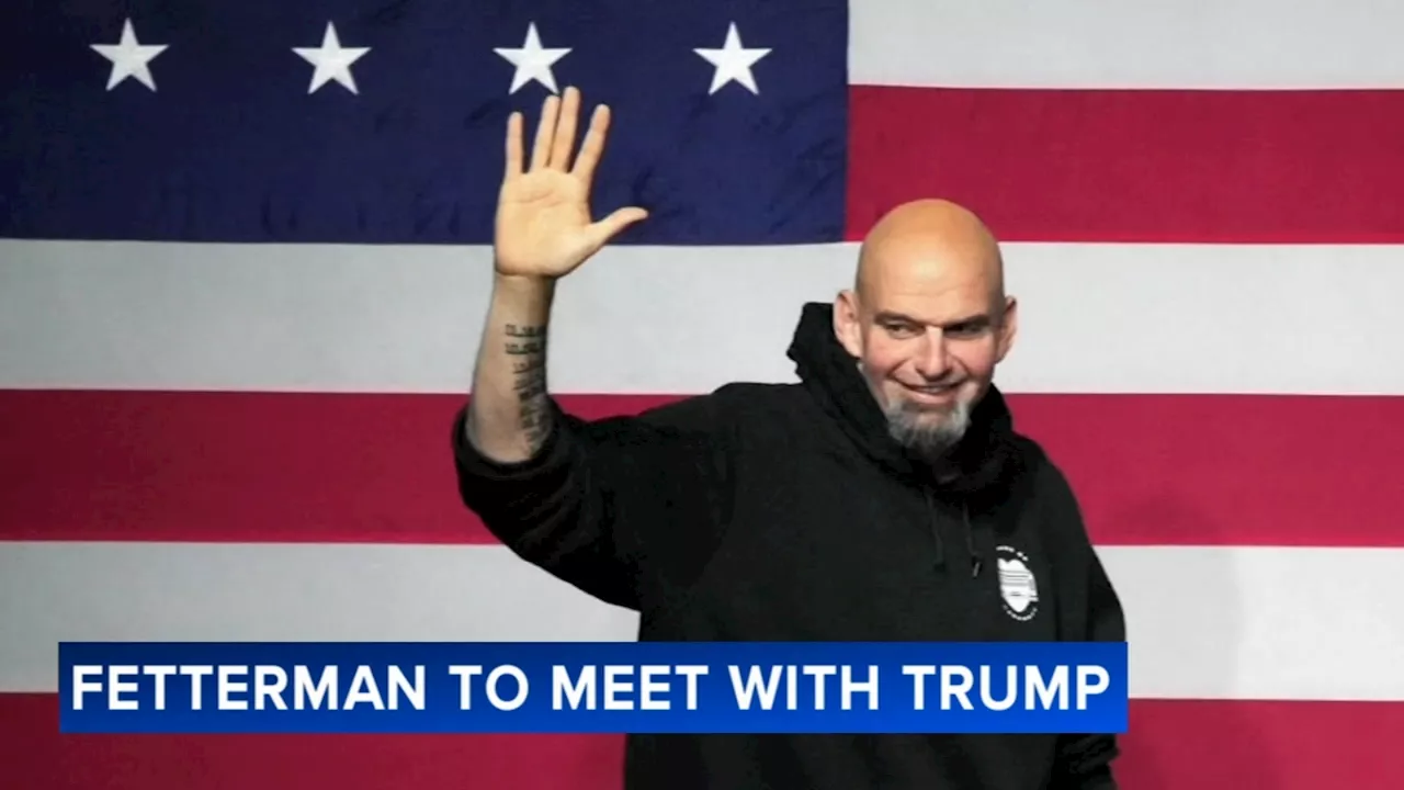 Pennsylvania Democratic Sen. John Fetterman accepts President-elect Trump's Mar-a-Lago invitation