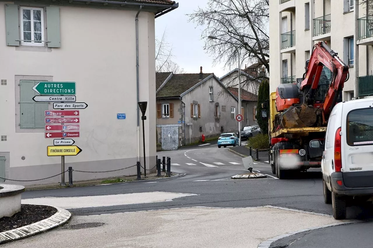 Travaux à Aurillac : un itinéraire conseillé pour accéder plus facilement au centre-ville