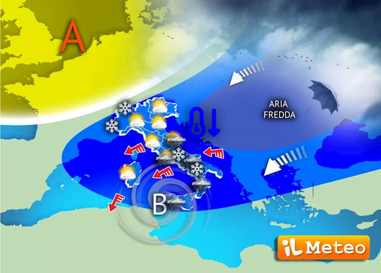 Arriva il freddo già da domani, da lunedì gelo invernale