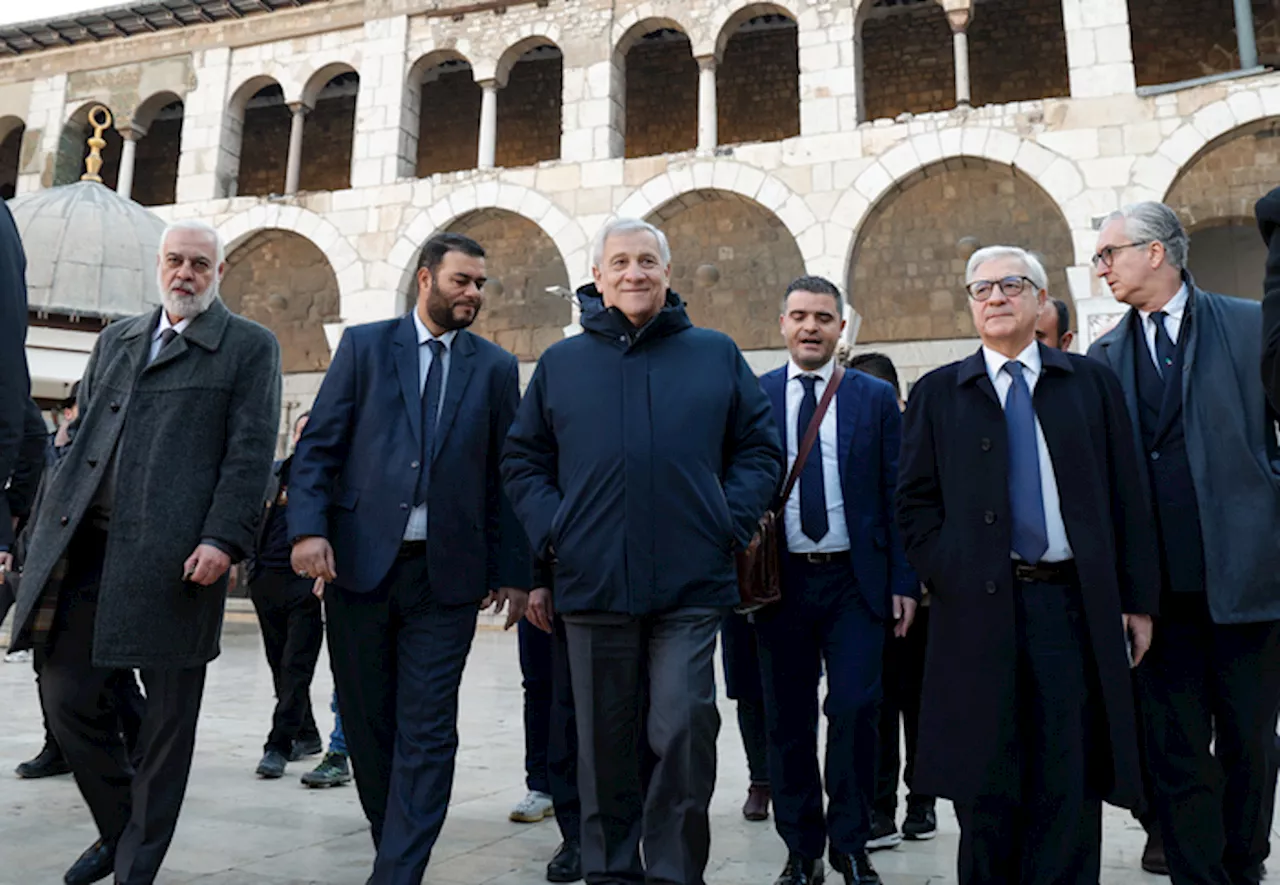 Tajani, Italia vuole essere ponte tra la nuova Siria e l'Ue