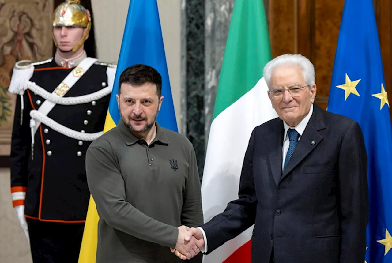 Zelensky says he invited Mattarella to visit Ukraine