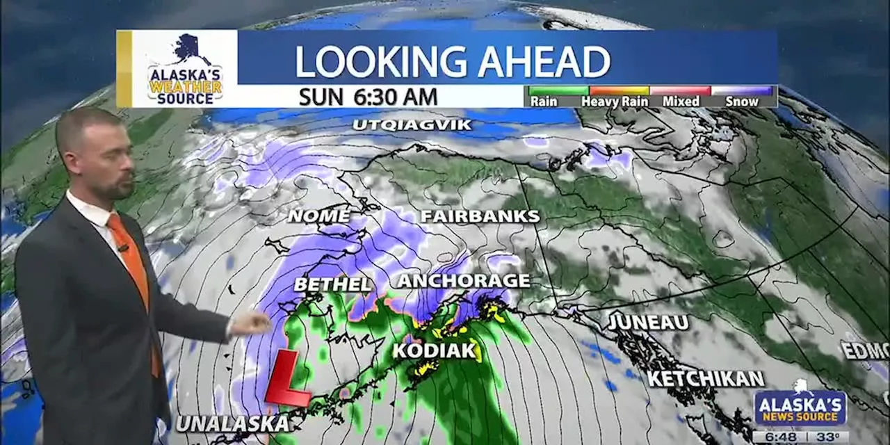 Strong storm to bring high winds, rain and warmth to Alaska this weekend