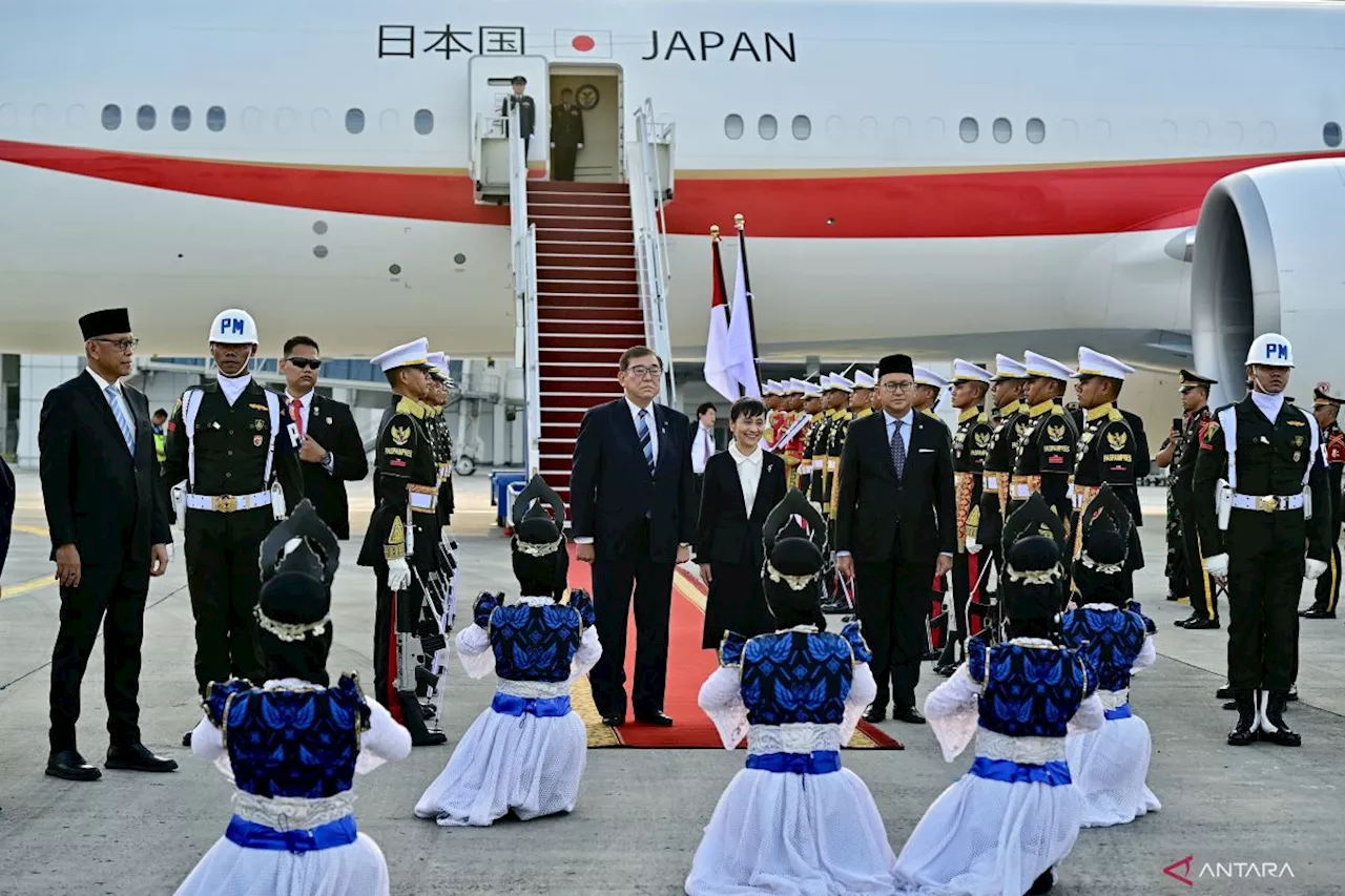 PM Jepang Shigeru Ishiba tiba di Jakarta untuk pertemuan bilateral