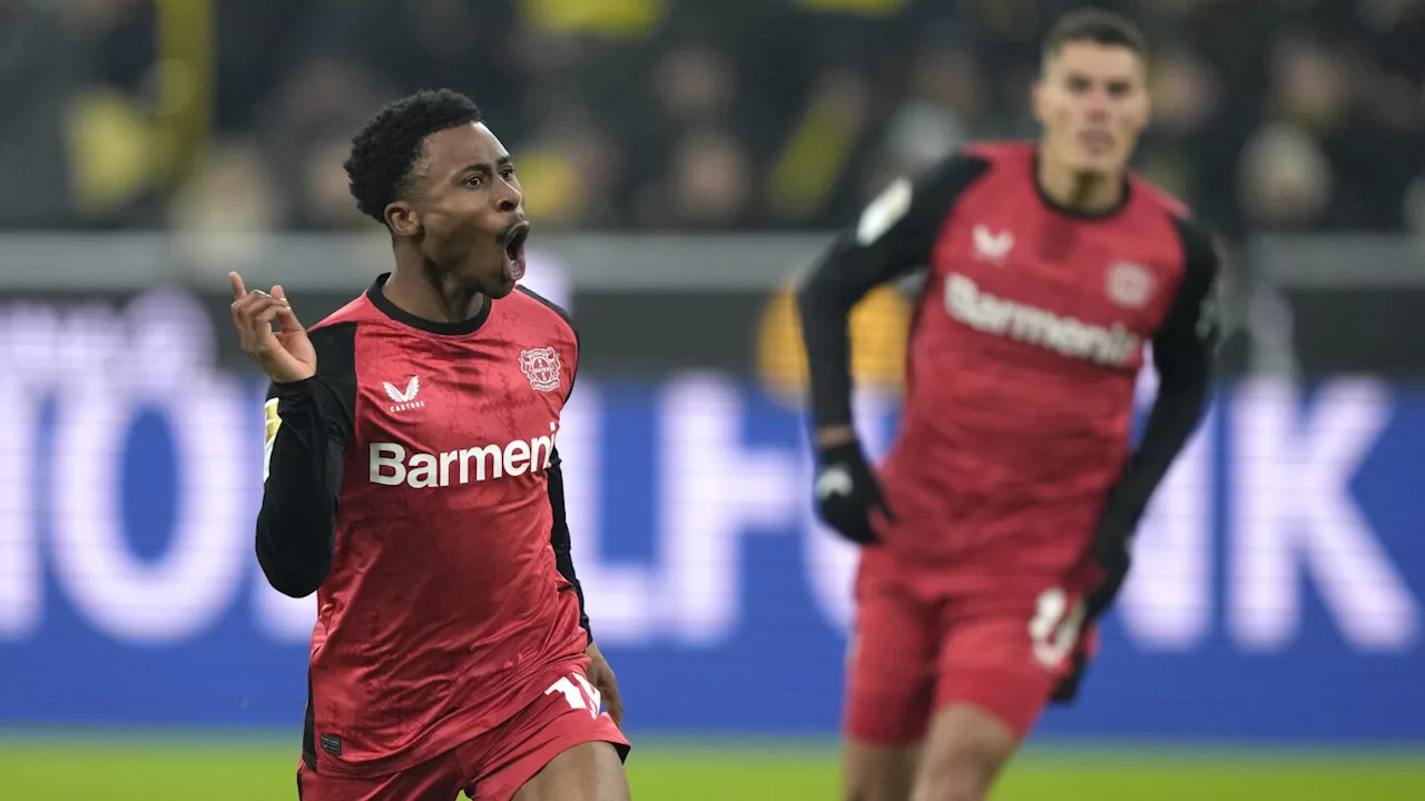 Leverkusen kicks off 2025 with win over illness-hit Dortmund as Bundesliga returns