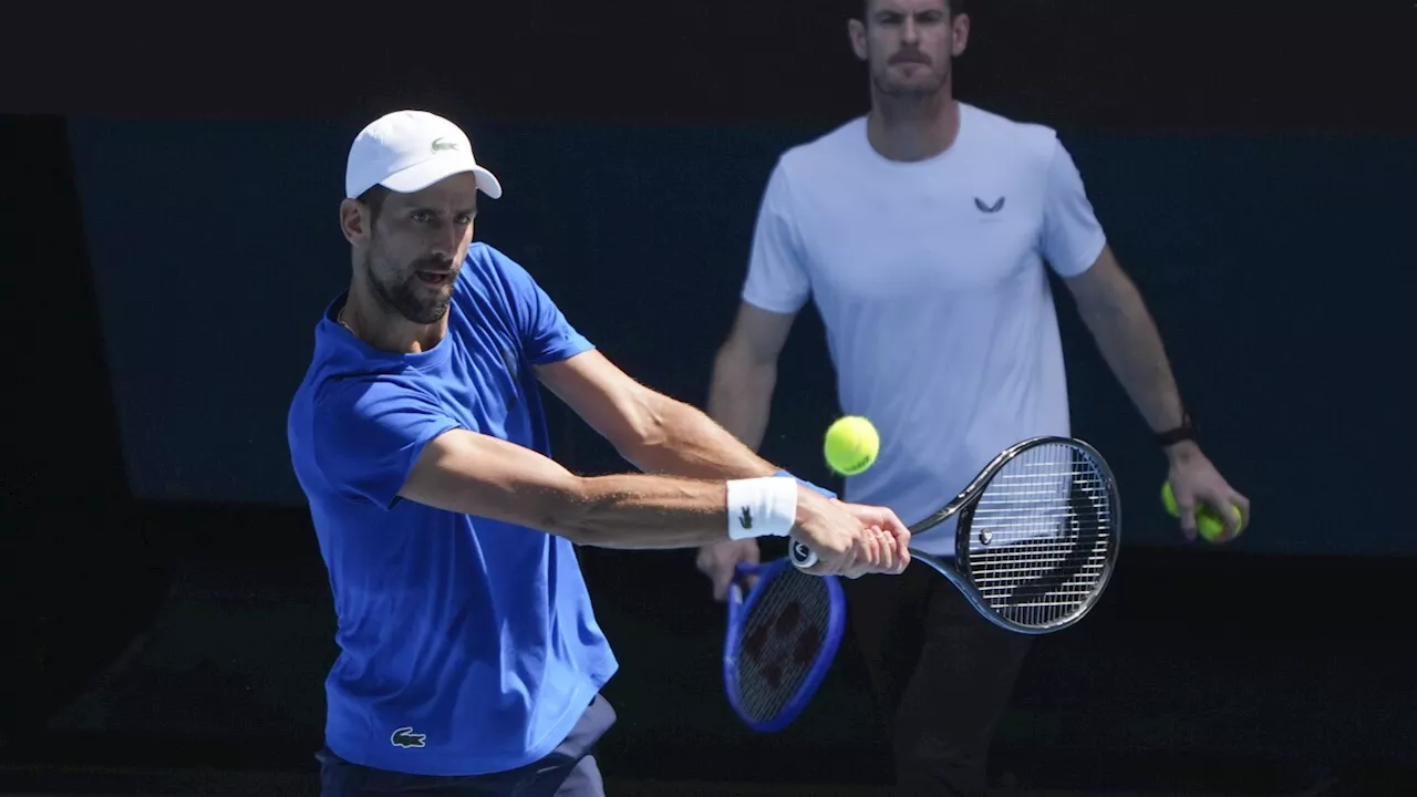 Novak Djokovic, Andy Murray team up at the Australian Open