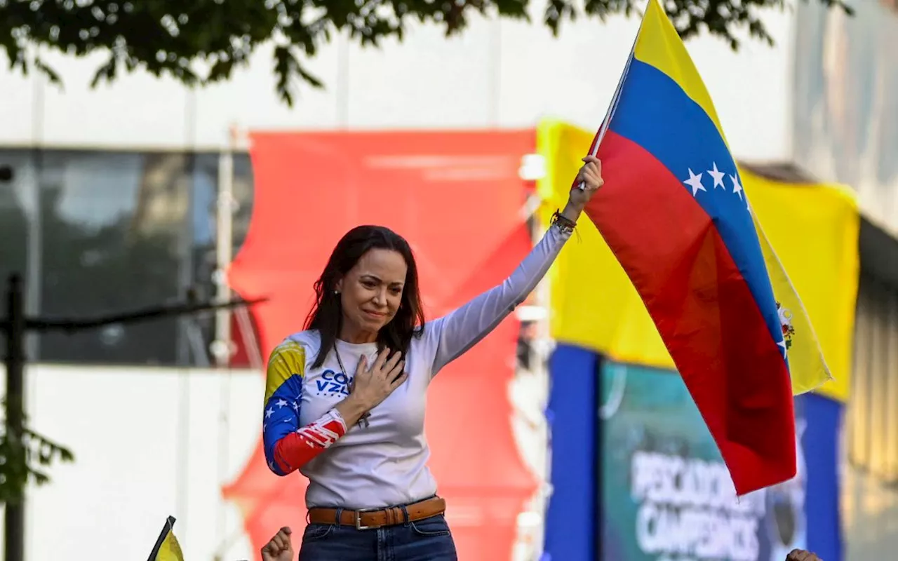 Detienen a María Corina Machado tras marcha contra régimen de Maduro