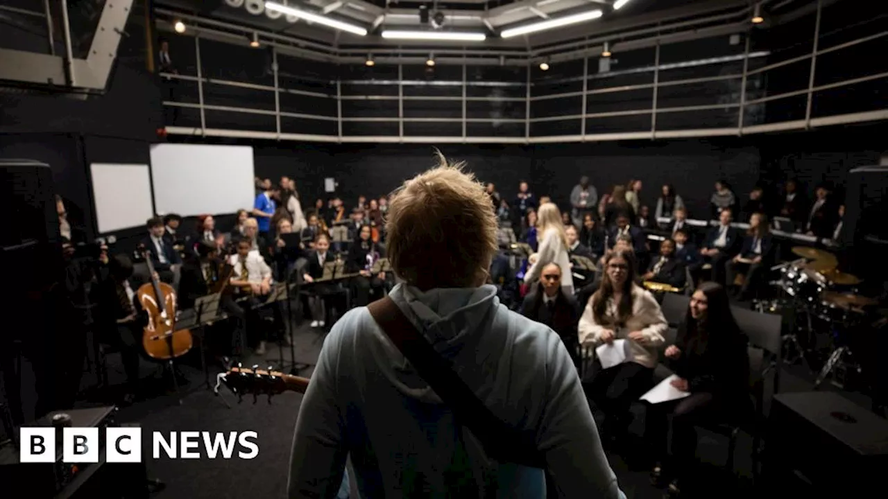 Ed Sheeran Surprises Coventry Students During Music Foundation Visits