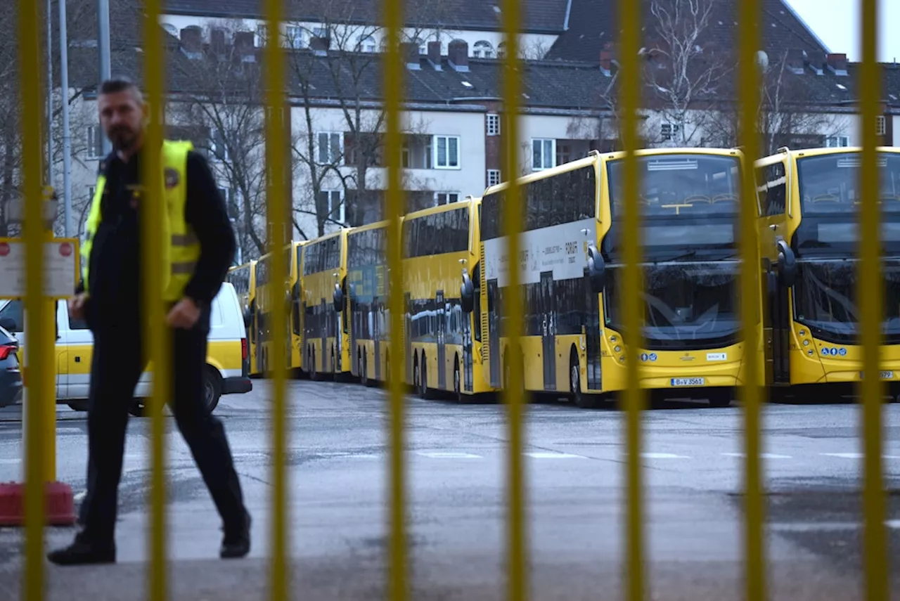 Streik bei der BVG: Ab Mittwoch droht Stillstand bei Bus und Bahn in Berlin