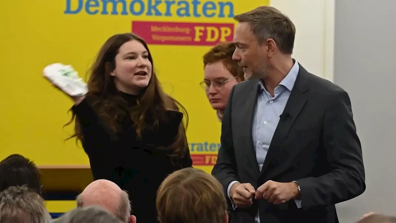 Attacke auf FDP-Chef Lindner: Ermittlungen gegen Linke-Politikerin