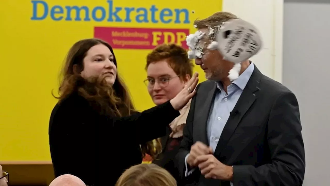 Torten-Attacke auf FDP-Chef Lindner: Wie konnte das passieren?