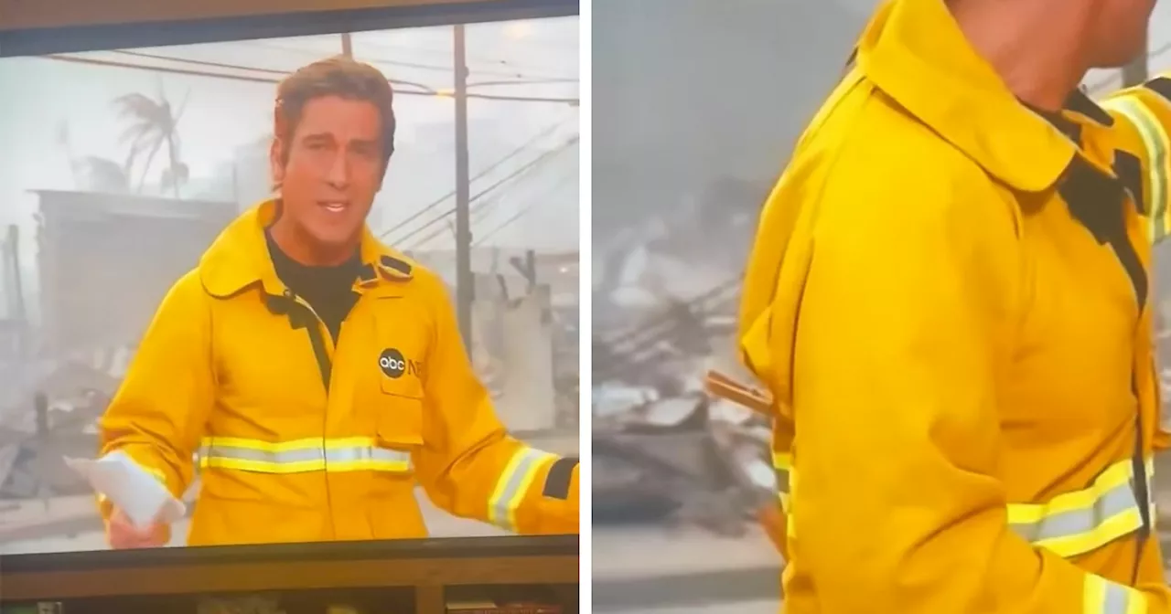 'Narcissist': Anchor Criticized For Pinning Jacket To 'Look More Buff' During LA Fire Report