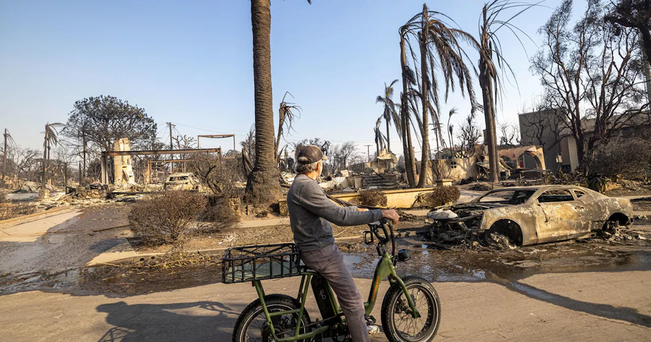 Pacific Palisades residents begin return to fire-stricken neighborhoods