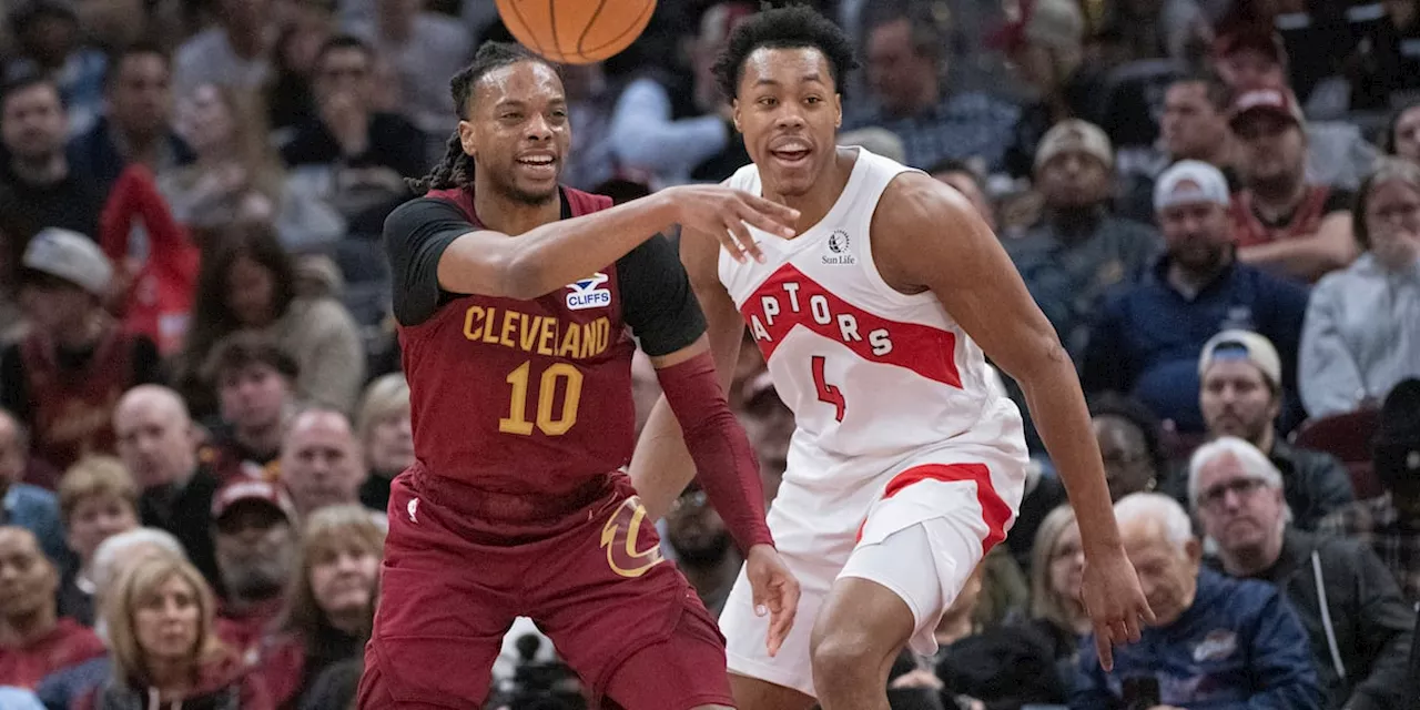 Darius Garland scores season-high 40 points, Cavaliers beat Raptors 132-126 for 12th straight win