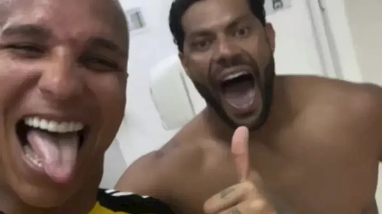 Após ser zoado por Hulk, Deyverson “dá o troco” depois de treino no Atlético-MG