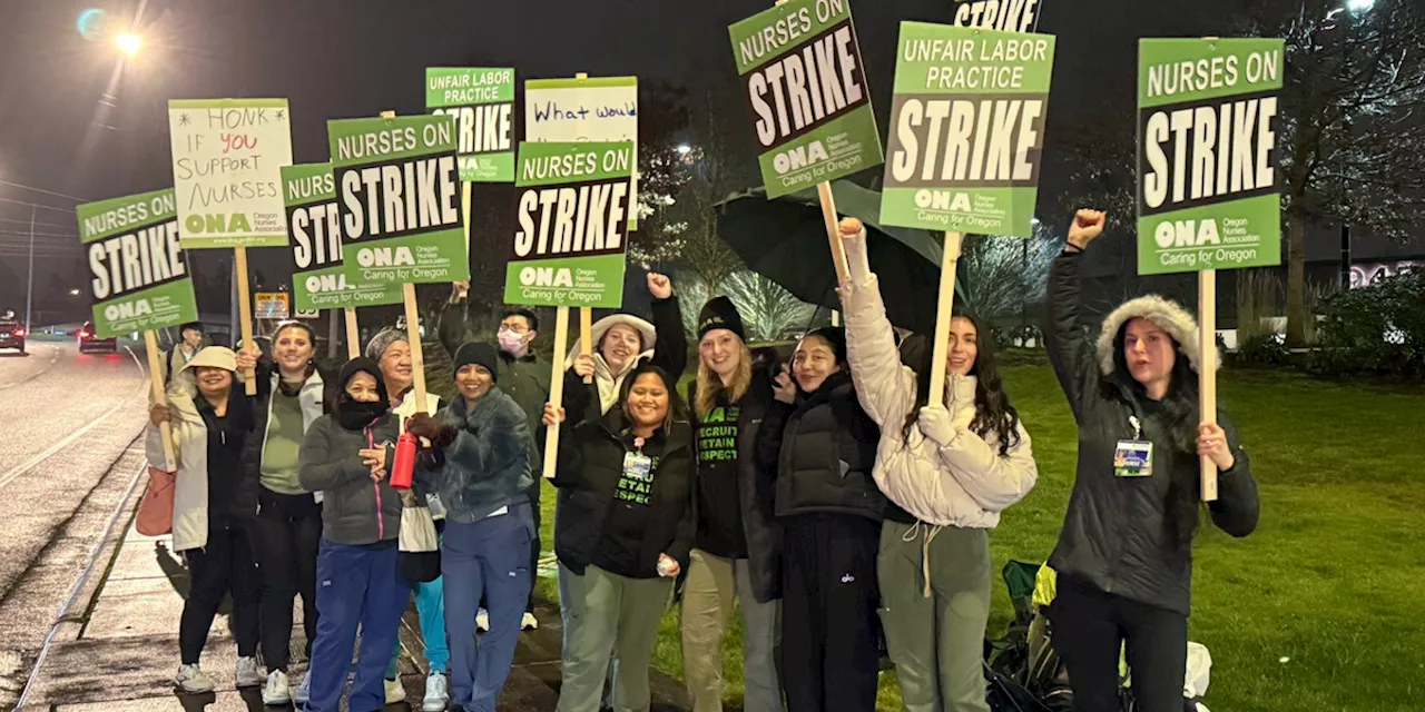 Thousands of Oregon Healthcare Workers Strike for Better Conditions