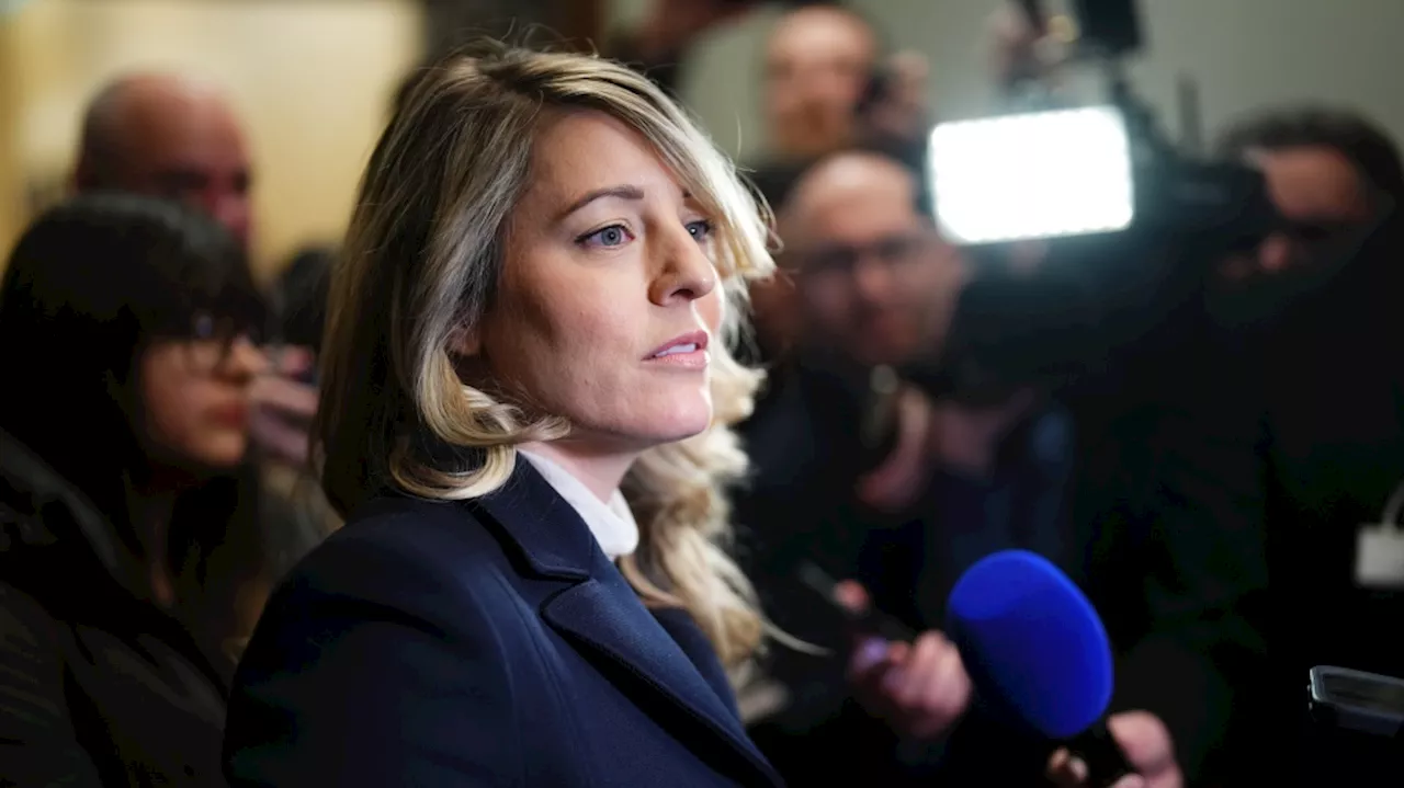 Foreign Affairs Minister Melanie Joly will not seek Liberal leadership