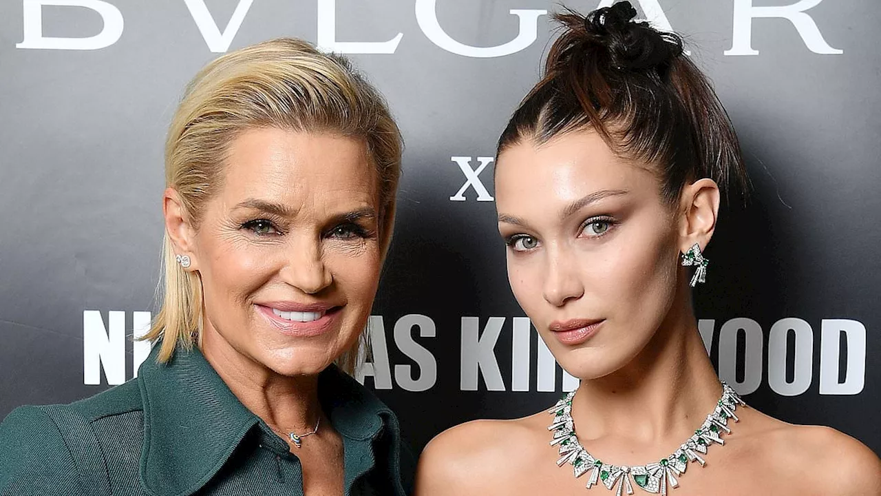 Bella Hadid reacts to childhood home burning down as she shares photo of mom Yolanda Hadid's mansion...