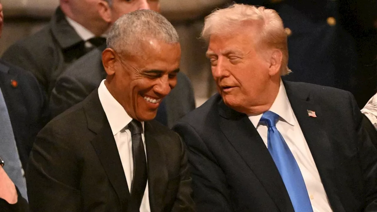 Trump reveals bombshell truth about his 'bromance' moment with Obama at Jimmy Carter's funeral