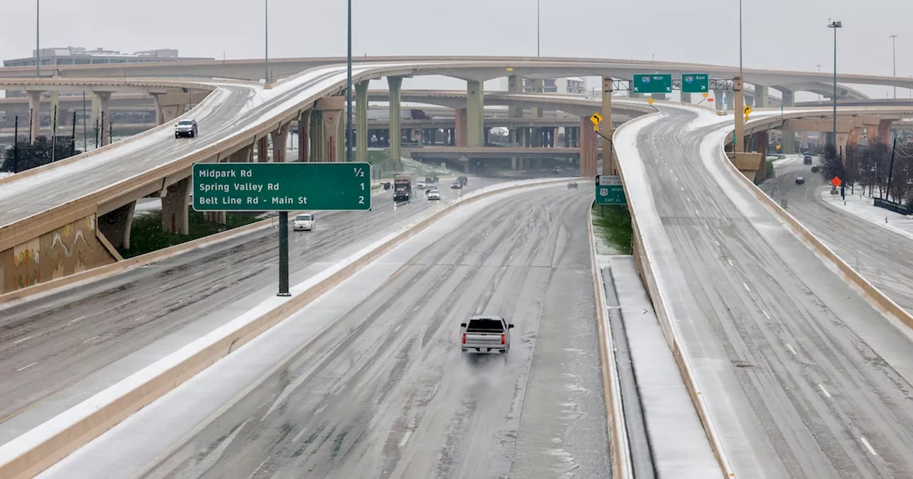 Snow, wintry mix, rain pummel North Texas but system expected to move out Friday