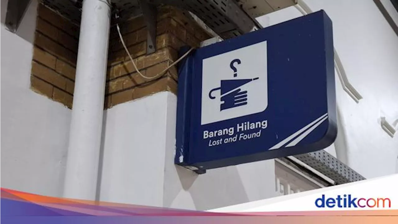 9.348 Barang Tertinggal di Kereta Api Tahun 2024