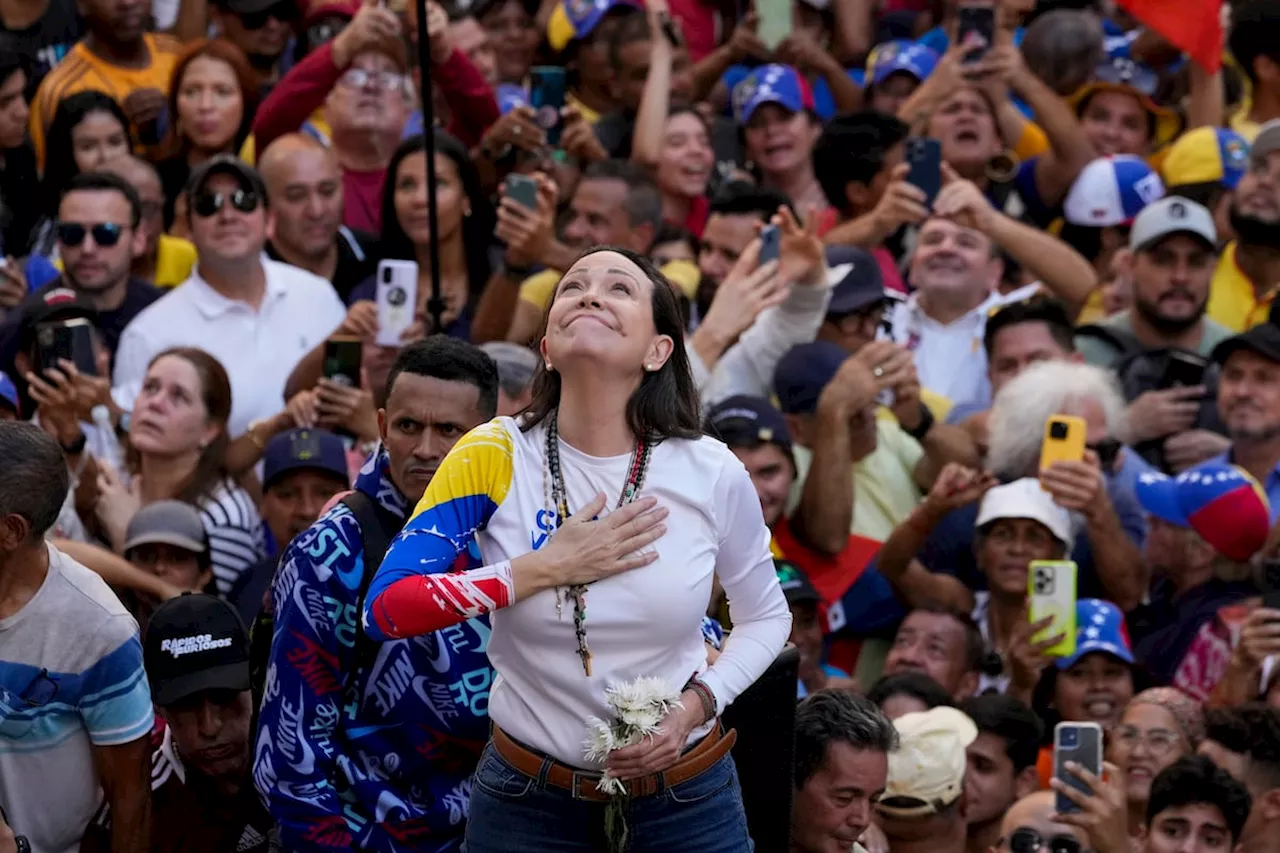 La opositora María Corina Machado: “Edmundo vendrá a Venezuela cuando las condiciones sean adecuadas, Maduro consolida el golpe de Estado”