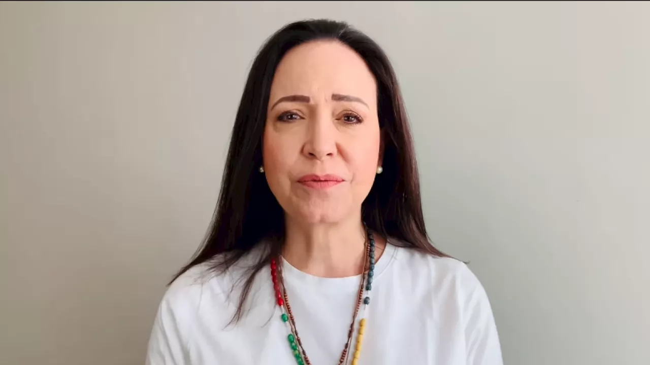 'Hoy Maduro consolida un golpe de Estado', María Corina Machado confirma que Edmundo González no llegará a Venezuela