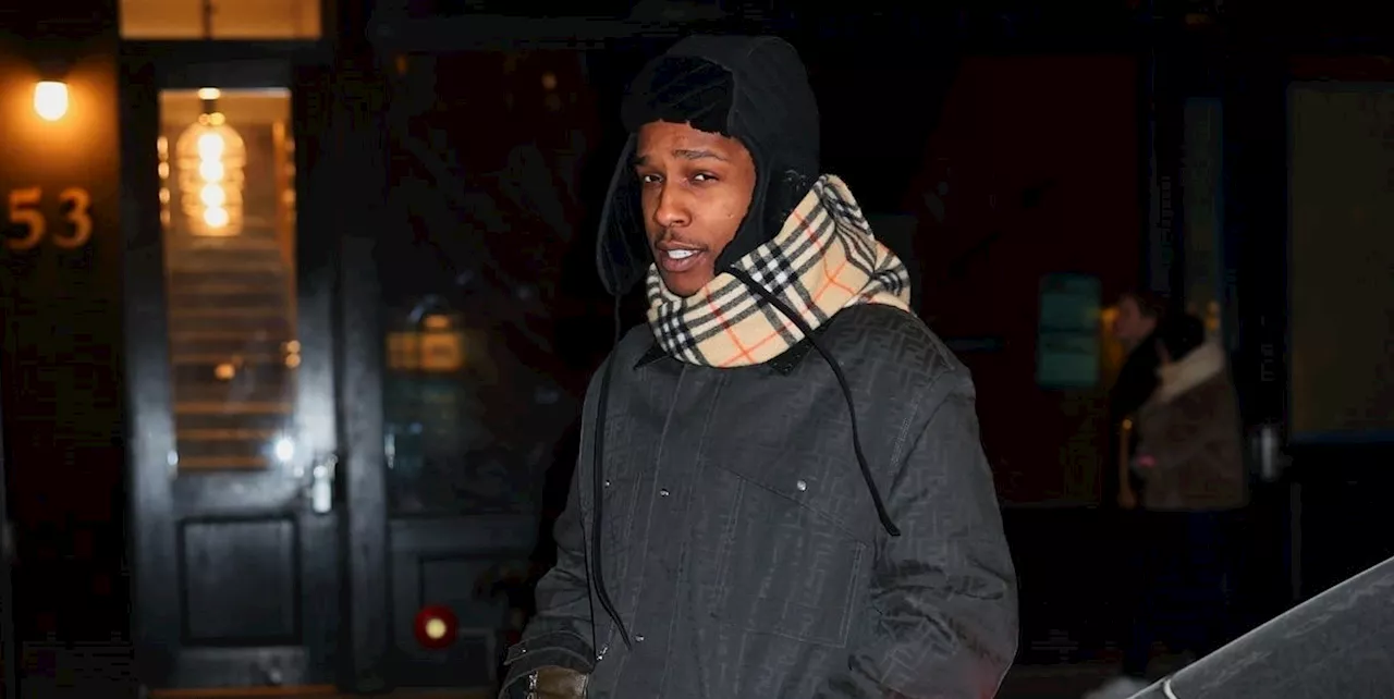 A$AP Rocky Has the Perfect Winter Accessory