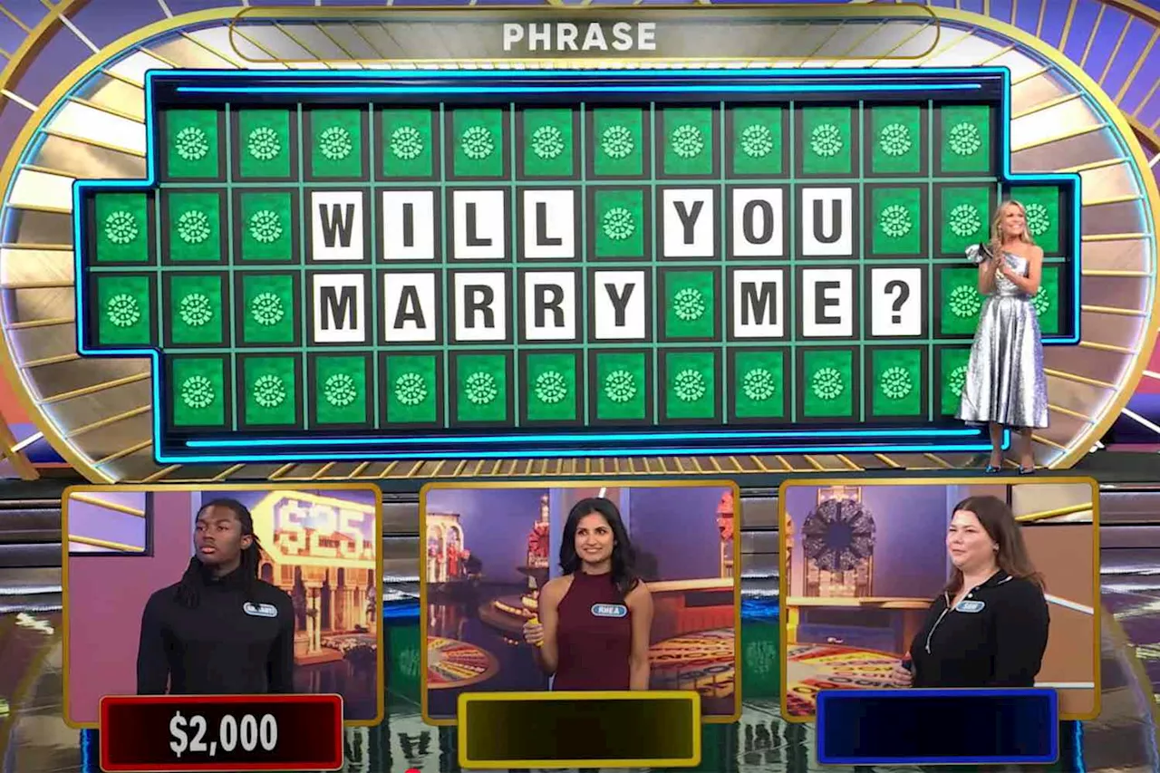 Wheel of Fortune Contestant Gets Epic On-Stage Proposal