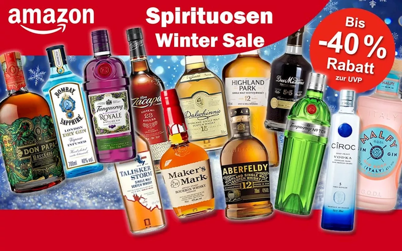 Amazon Winter Sale: Top Rabatte auf Spirituosen