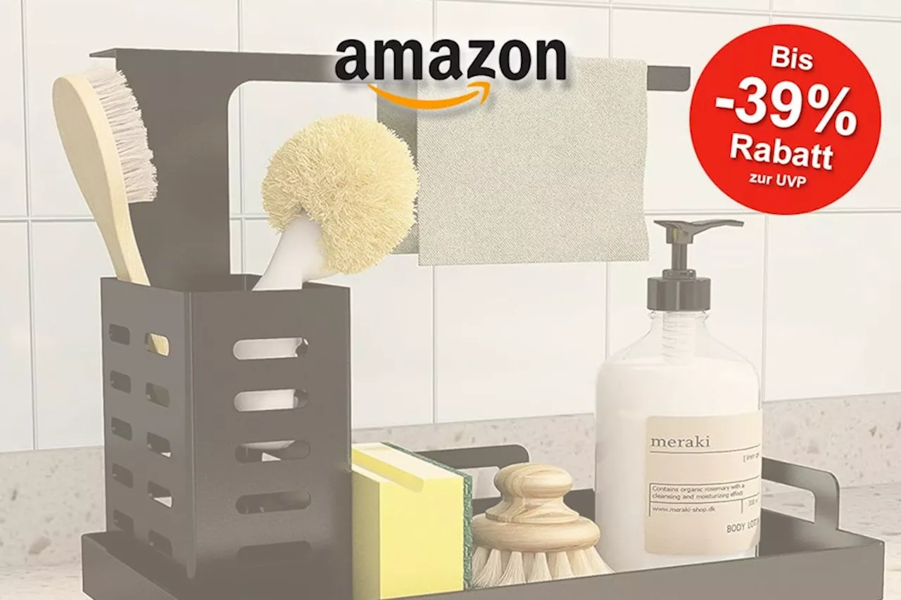 Schluss mit Küchen-Chaos: Entdecke bei Amazon praktische Organizer mit bis zu 39% Rabatt