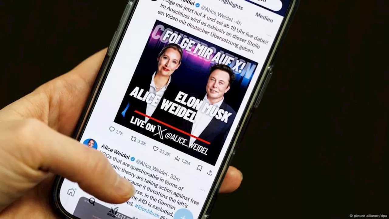 Alice Weidel und Elon Musk bei X: Symbolik statt Substanz?