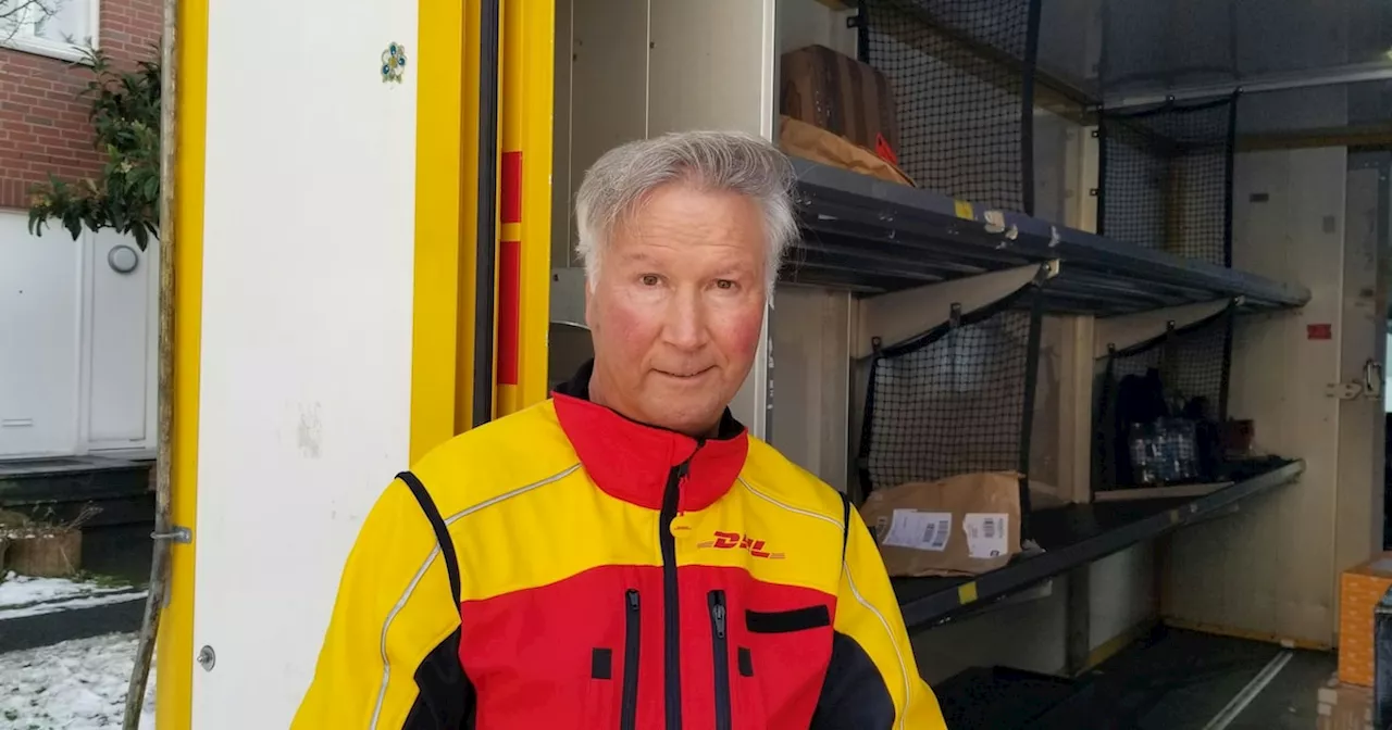 Auf DHL-Zusteller wird viel geschimpft, Helmut (62) ist das krasse Gegenteil