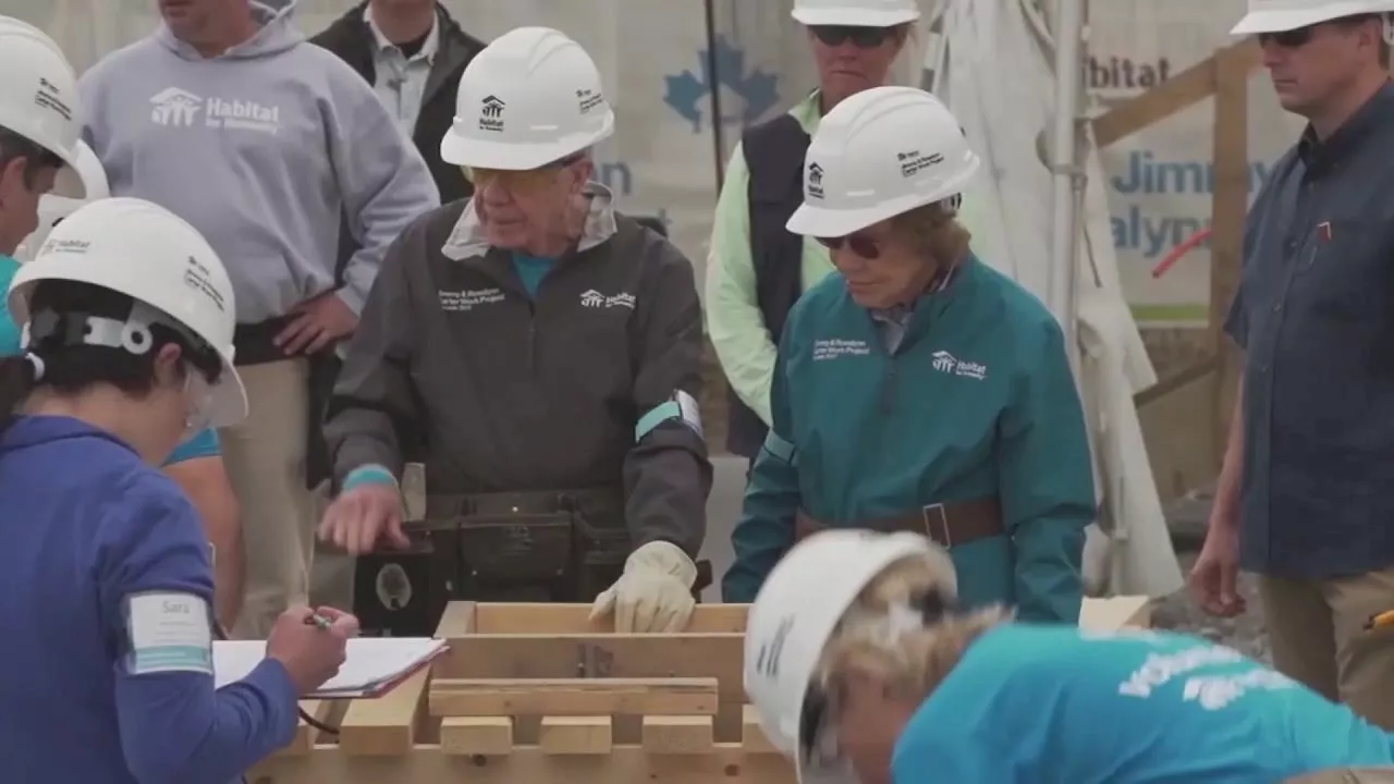 Communities honor former president Jimmy Carter's global impact on Habitat for Humanity