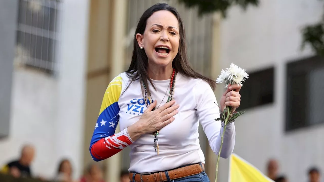 Maria Corina Machado Libérée Après Manifestation Contre l'Investiture de Maduro