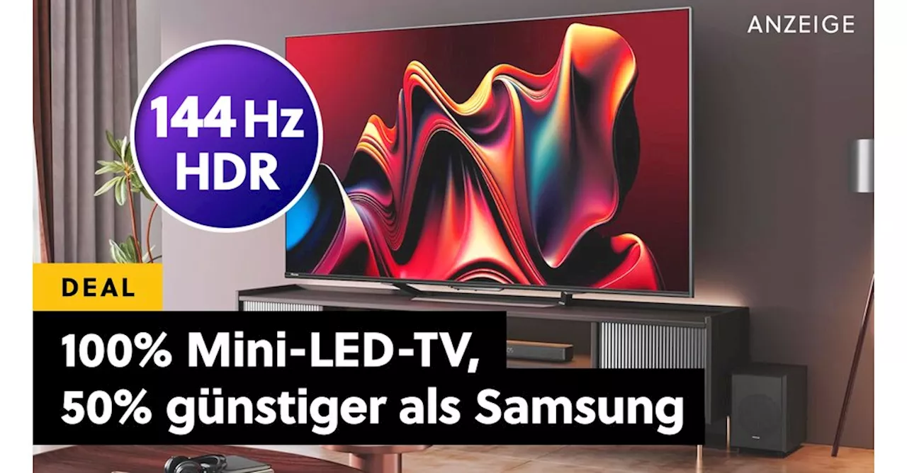 Hisense U7NQ: Mini-LED-TV mit Top-Ausstattung zum Schnäppchenpreis