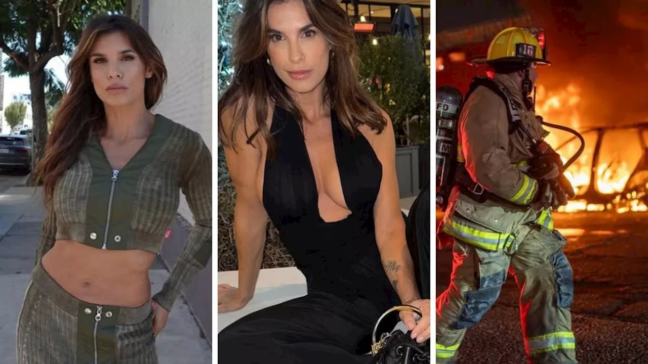 Elisabetta Canalis ha lasciato la California in fiamme: 'Mia figlia è ancora lì, un dolore grande'