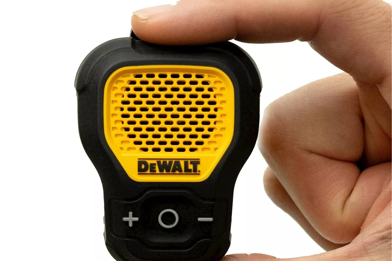 Top-Selling DeWalt Wearable Bluetooth Speaker Is Back at Its All-Time Low Price in a Long Time