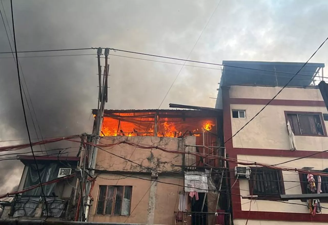 Fire breaks out at residential area in Pasay City, now raised to 3rd alarm