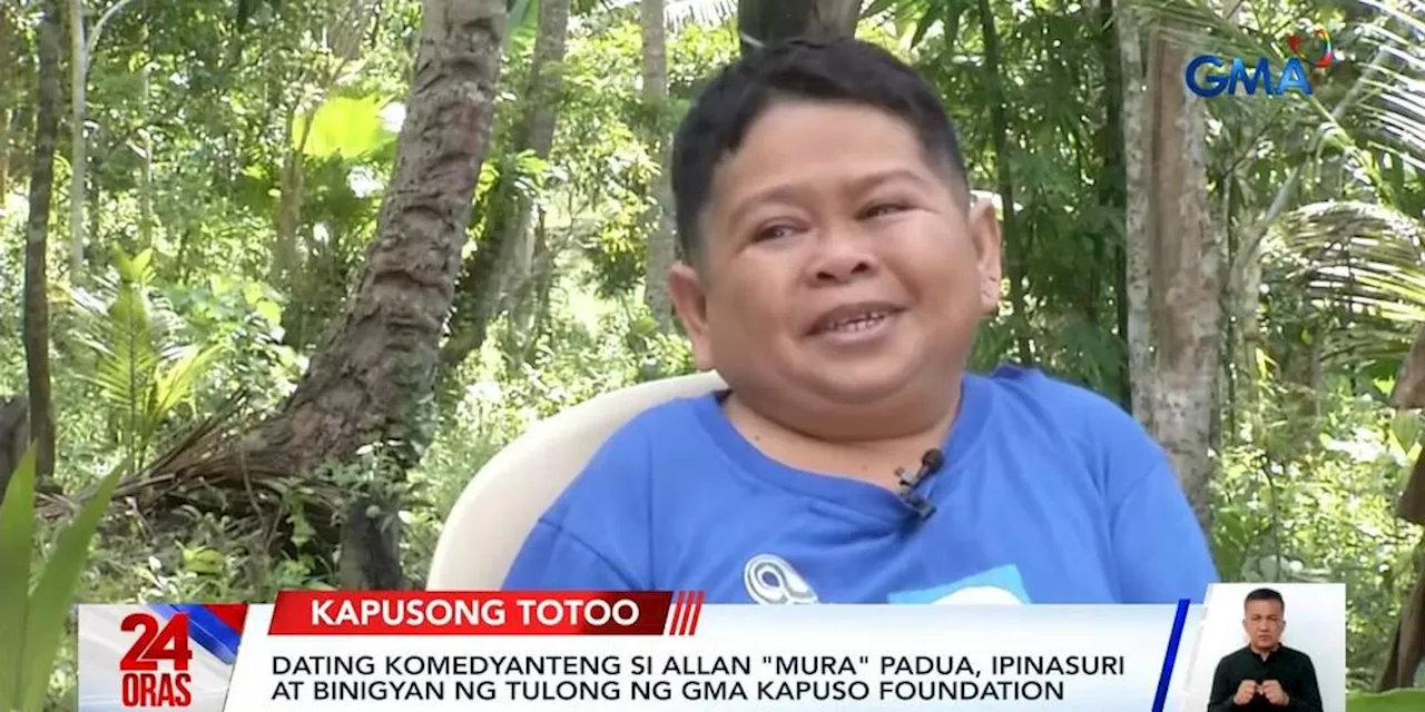 Former comedian Mura undergoes medical check-up, receives aid through GMA Kapuso Foundation